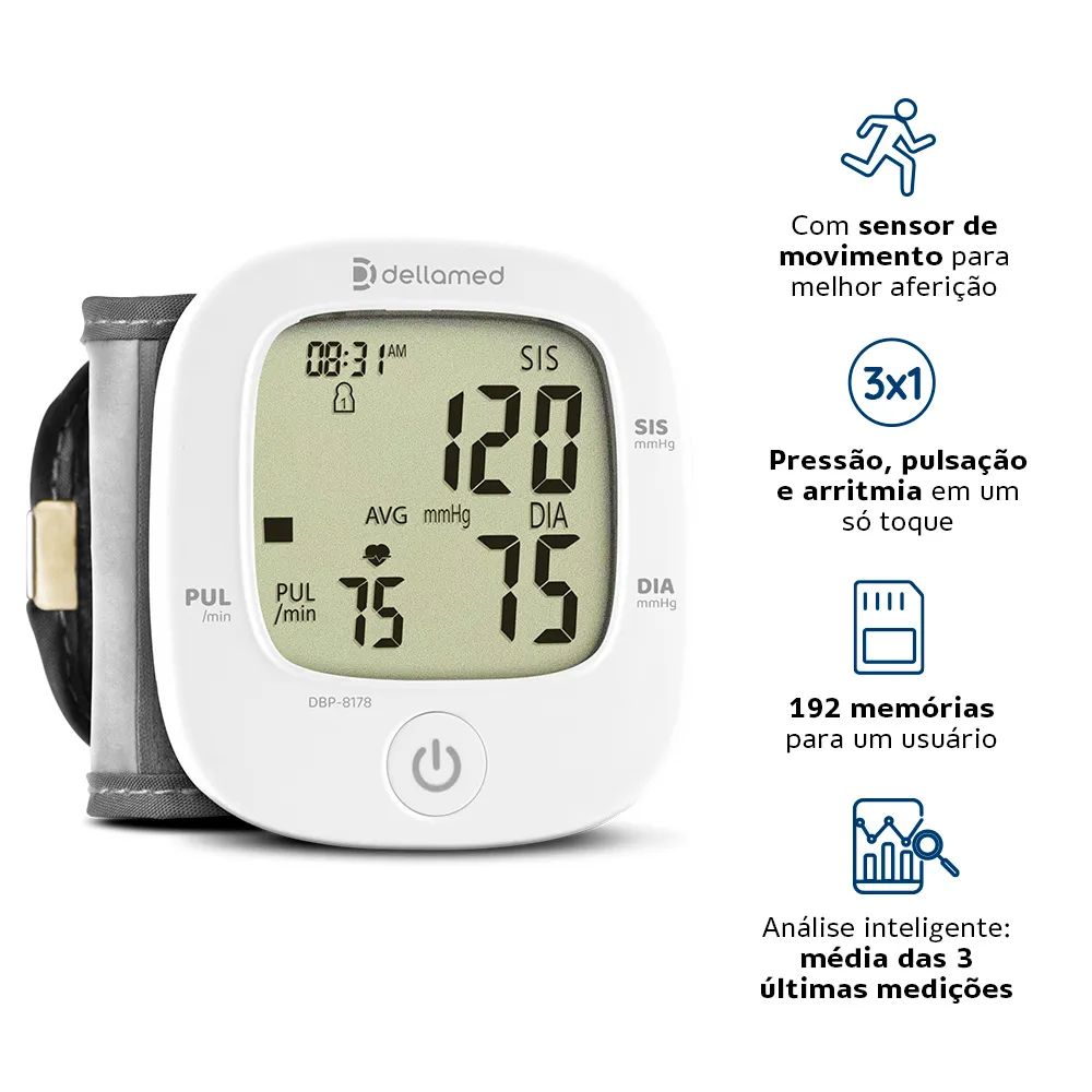 AP PRESSAO DIGITAL PULSO ULTRA MAX DELLAMED